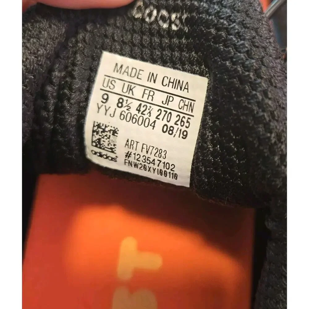 Adidas Mens UltraBoost S&L Flash Orange Size 9